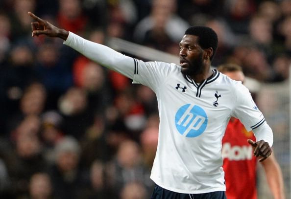 Relief for Spurs as Adebayor might face old club Arsenal