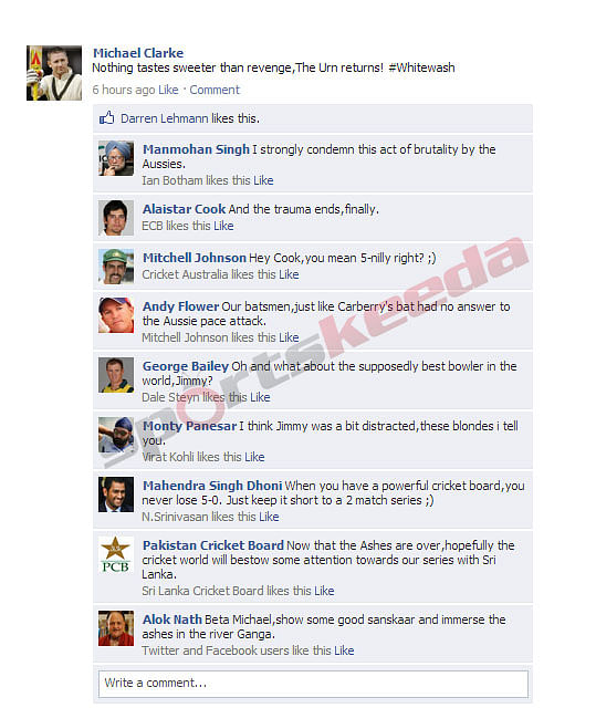 Fake FB Wall: Reactions after the Ashes