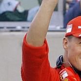 Michael Schumacher undergoing muscle training