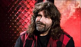 Mick Foley smashes a TV in protest of WWE's treatment of Daniel Bryan