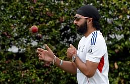 Monty Panesar harrasses American blonde after Ashes defeat