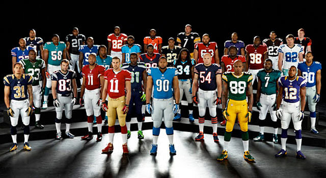 nfl uniforms all 32