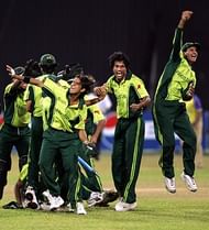 Pakistan celebrate after winning the U19 World Cup