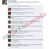 Fake FB Wall: Footballers congratulate Cristiano Ronaldo after Ballon d'Or win