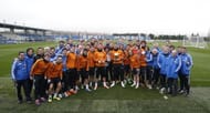 Ballon d'Or winner Cristiano Ronaldo Poses With His Real Madrid Team