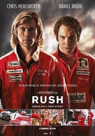 Chris Hemsworth and Daniel Bruhl star in 'Rush'