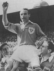 Sir Stanley Matthews, recipient of the first ever Ballon D'Or award