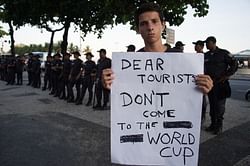 Police probe after anti-World Cup protestor in Brazil shot