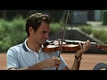 Video: Roger Federer plays the violin