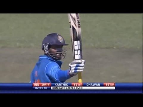 Video: Dinesh Karthik's superb half century vs Zimbabwe