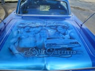 The 1964 Impala with Eddie Guerrero printed on it.