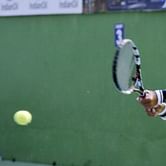Somdev Devvarman in ATP Challenger Tennis quarters in Kolkata