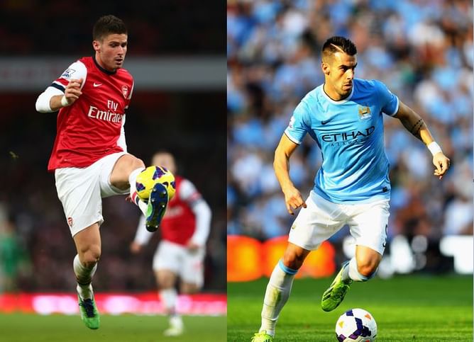 Olivier Giroud vs Alvaro Negredo - Who comes out on top?