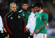 Carlos Vela of Mexico is substituted after picking up an injury during the 2010 FIFA World Cup South Africa Group A match between France and Mexico at the Peter Mokaba Stadium on June 17, 2010 in Polokwane, South Africa.