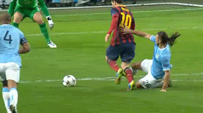 Why Demichelis' tackle on Messi outside the box was a penalty