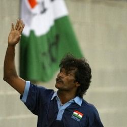 Hockey legend Dhanraj Pillay makes political debut by joining Aam Aadmi Party