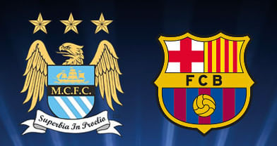 Manchester City and Barcelona - Combined XI