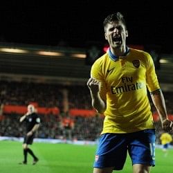 Celia Kay denies rumours of an affair with Arsenal striker Olivier Giroud
