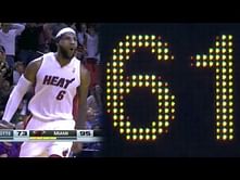 Video: LeBron James career high 61-points vs Charlotte Bobcats