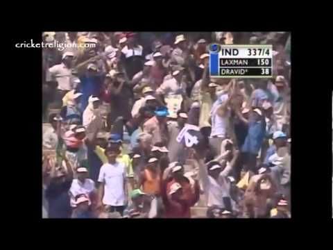 Video: VVS Laxman and Rahul Dravid's 376-run partnership vs. Australia in 2001