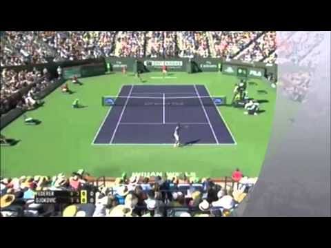 Video: Novak Djokovic vs Roger Federer highlights, Indian Wells 2014