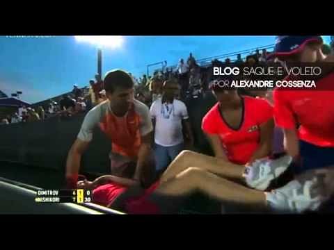 Video: Grigor Dimtirov stops match to help ballgirl at Miami