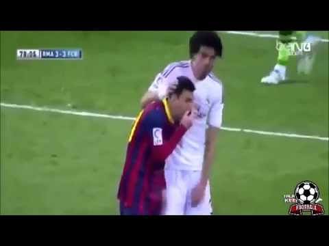 Lionel Messi and Pepe have a verbal fight in El Clasico