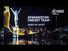 Video: Afghanistan cricket team wins Laureus "Spirit of Sport" award
