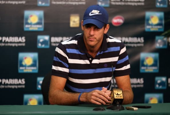 Injured Juan Martin del Potro pulls out of Indian Wells