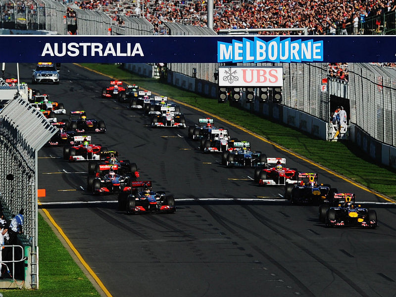 2012 F1 Australian Grand Prix Race Day Mar 18th