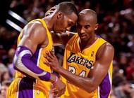 Dwight Howard and Kobe Bryant