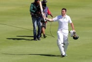 CAPE TOWN, SOUTH AFRICA - MARCH 04: Graeme Smith leaving Newlands for the last time during day 4 of the 3rd Test match between South Africa and Australia at Sahara Park Newlands on March 04, 2014 in Cape Town, South Africa. (Photo by Carl Fourie/Gallo Images)
