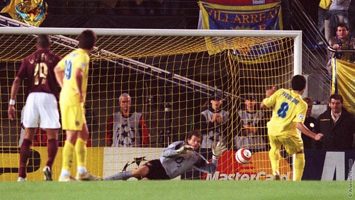 Jens Lehmann with &quot;that&quot; save against Villareal in the Champions League