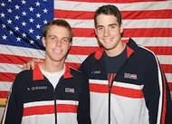 Sam Querrey (L) and John Isner