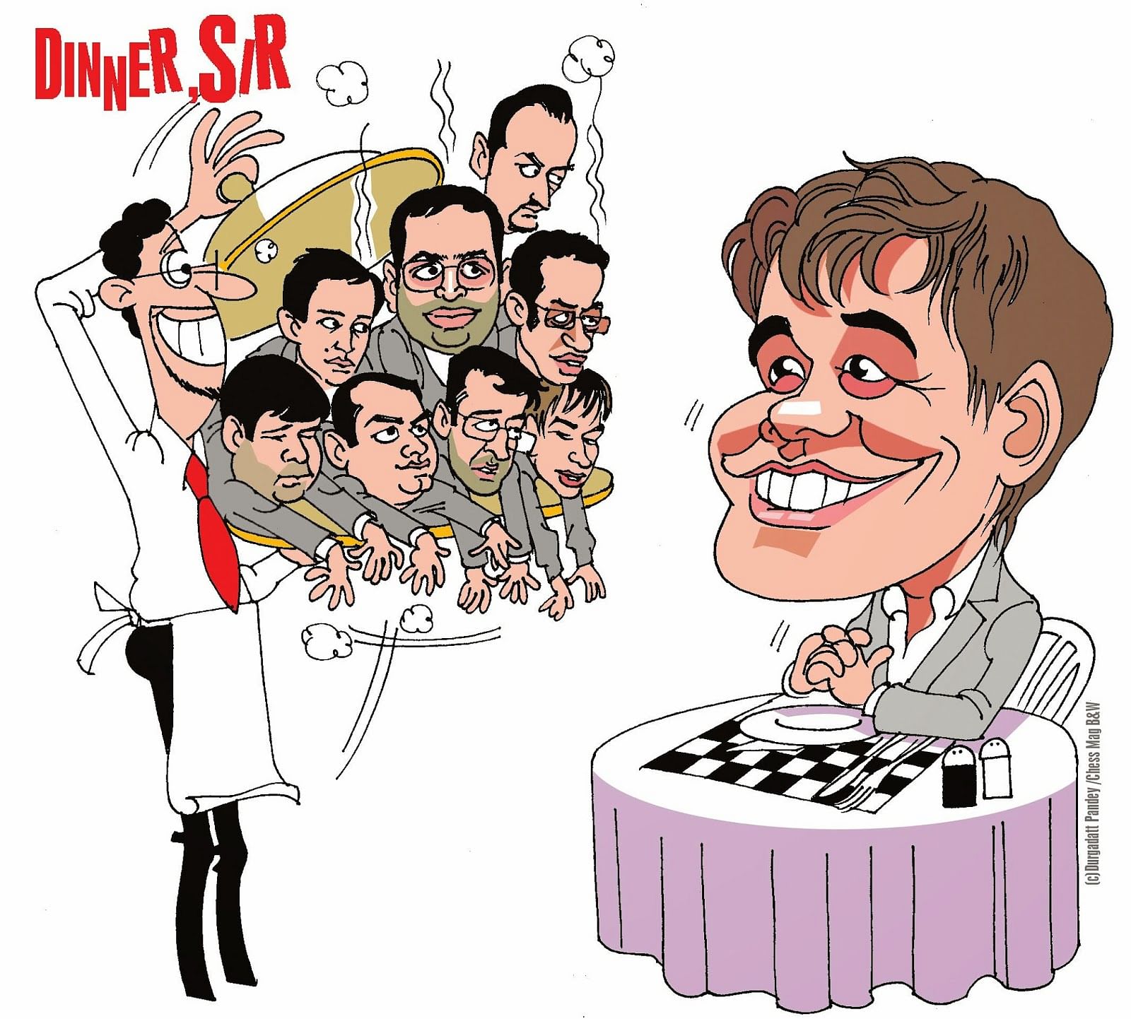 World Chess Candidates 2014 menu: What will Magnus Carlsen get for 'Dinner'  in November?