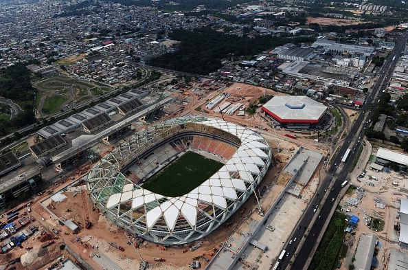 Brazil inaugurate Manaus' World Cup stadium