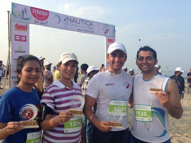 India’s first ever timed beach run sees participation from over 600 marathoners