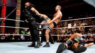 Cesaro gets the better of Seth Rollins