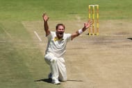 CAPE TOWN, SOUTH AFRICA - MARCH 03: Ryan Harris of Australia appeals during day 3 of the third test match between South Africa and Australia at Sahara Park Newlands on March 3, 2014 in Cape Town, South Africa. (Photo by Morne de Klerk/Getty Images)