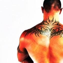 Randy Orton's back tattoo