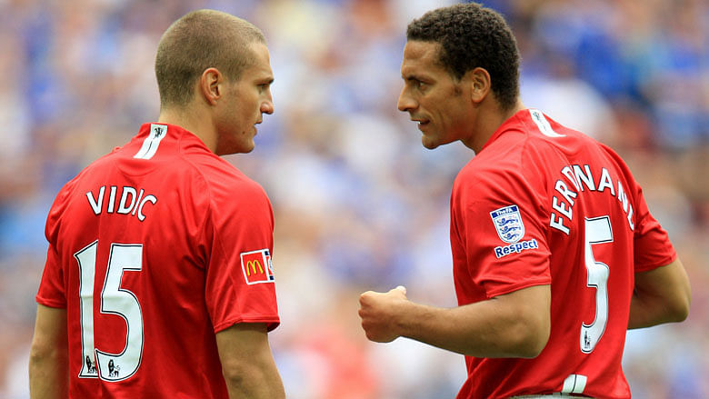 Vidic and Ferdinand