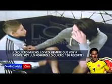 A young Colombian kid burst out in tears after getting to meet Radamel Falcao