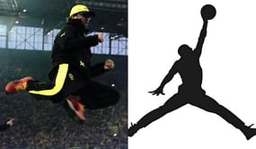 Jürgen Klopp's amazing jump celebration nicknamed 'Air Jürgen'