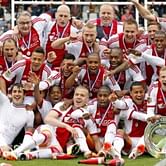 Ajax clinch fourth successive Dutch Eredivisie title