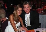 Brett Lee and Lana Anderson