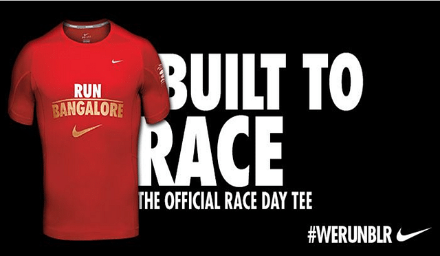 Nike s Race Day Tee promises to put a spring in the stride of runners at TCS World 10K Bangalore 2014