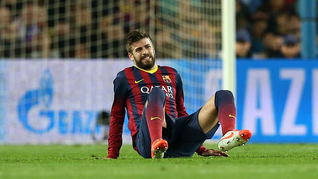 Barcelona defender Pique to rest for four weeks
