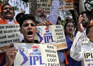Protest Against IPL