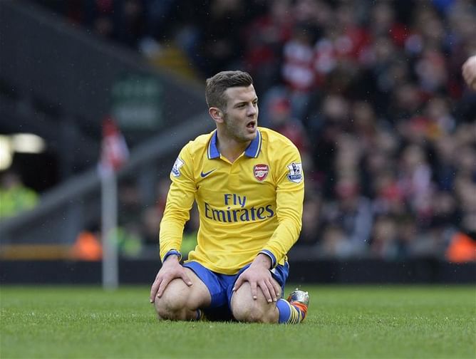 Jack Wilshere is winning the race to be fit for England's World Cup campaign in Brazil
