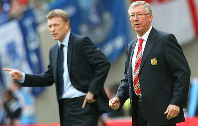 Moyes and Sir Alex Ferguson